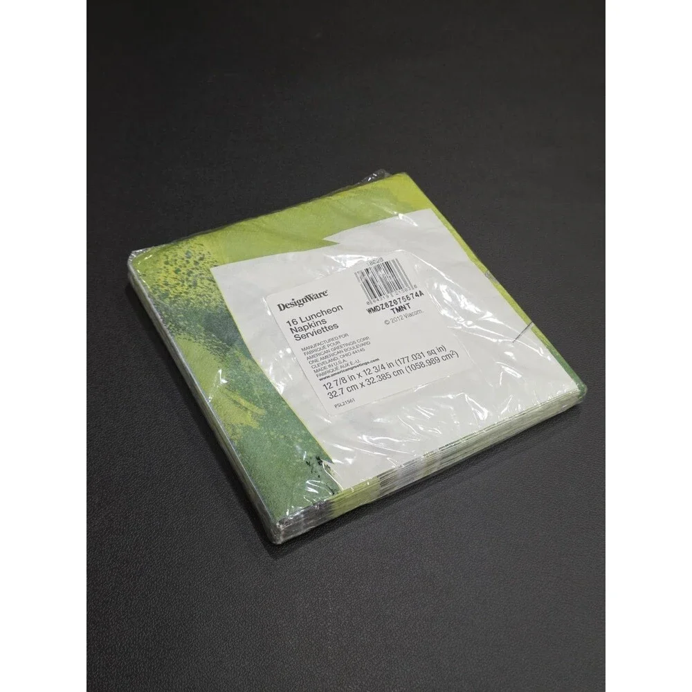 TMNT Napkins 16ct Vintage 2012 Ninja Turtles Party Supplies New Sealed